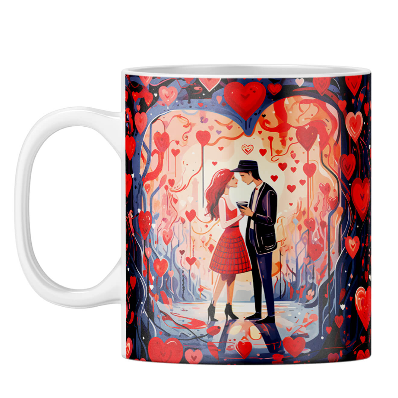 YuBingo Dashing Couple Dreams Coffee Mug White