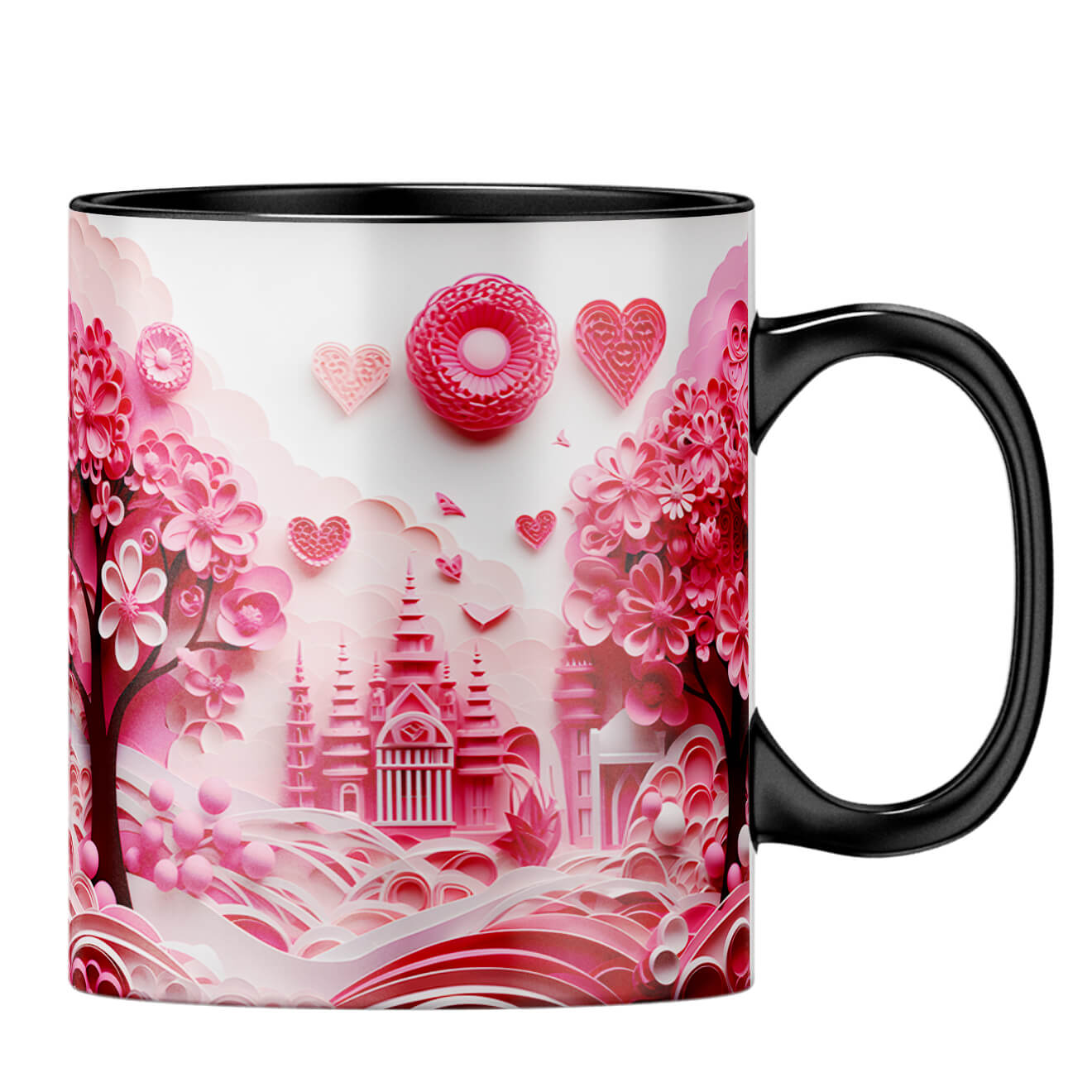YuBingo Dream Castle Dreams Coffee MugB-Black