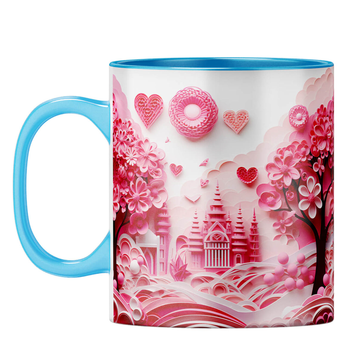 YuBingo Dream Castle Dreams Coffee Mug Light Blue