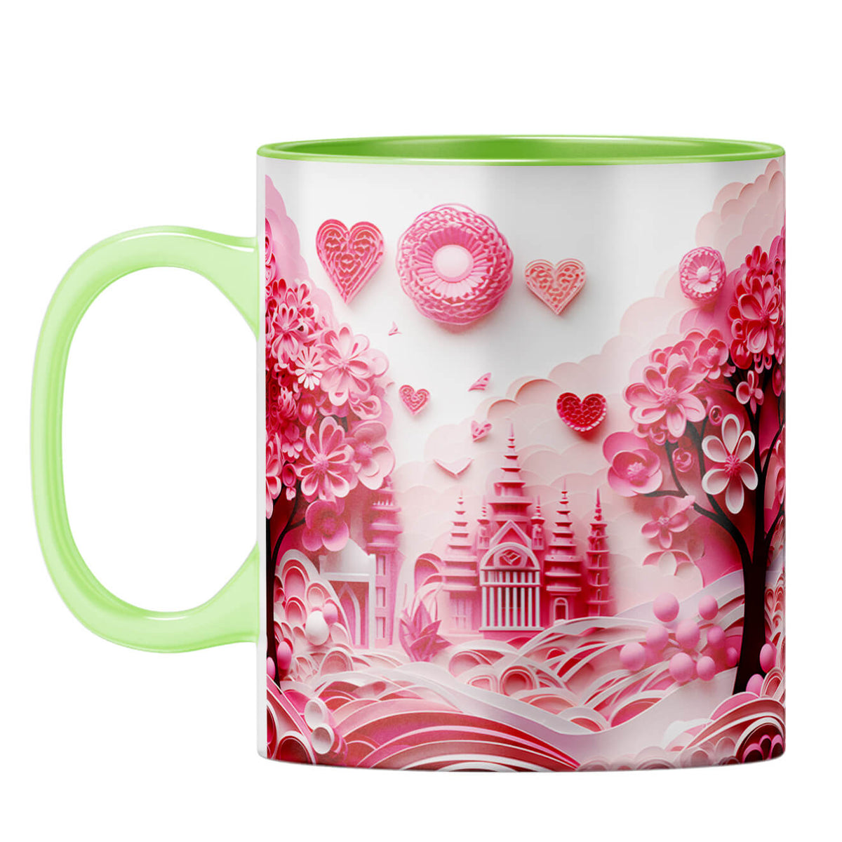 YuBingo Dream Castle Dreams Coffee Mug Light Green