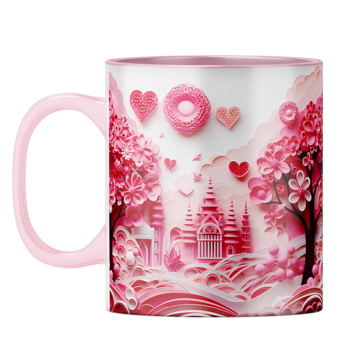 YuBingo Dream Castle Dreams Coffee Mug Pink