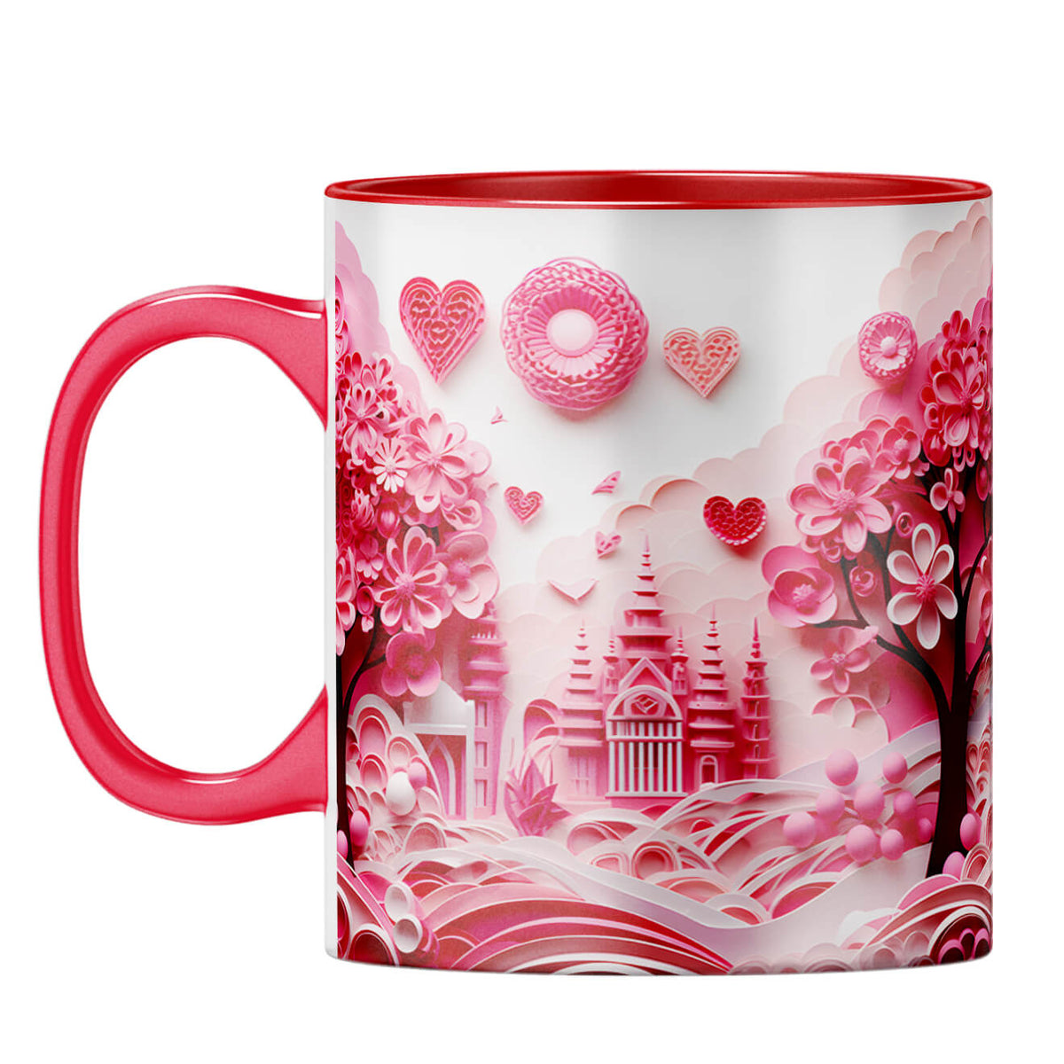 YuBingo Dream Castle Dreams Coffee Mug Red