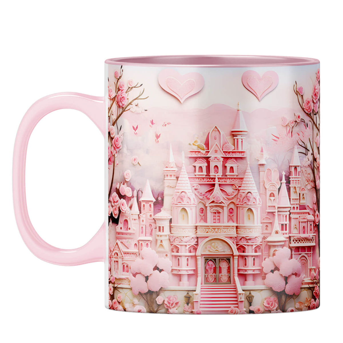 YuBingo Dream Castle in Pink Symphony Coffee Mug Pink