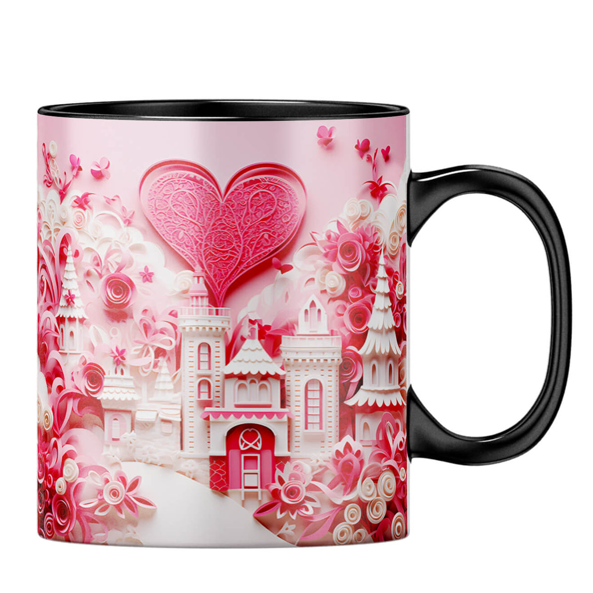 YuBingo Dream World Duet Coffee MugB-Black