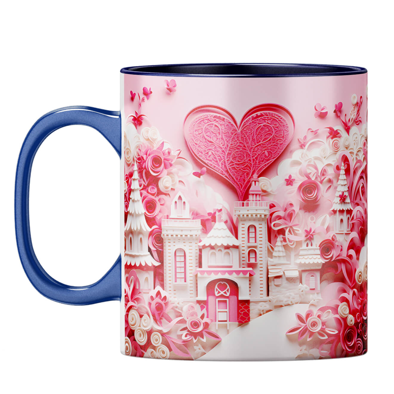 YuBingo Dream World Duet Coffee Mug Dark Blue