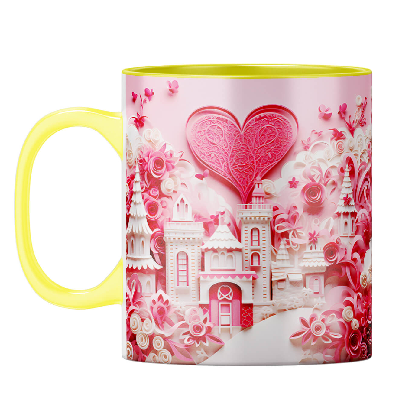YuBingo Dream World Duet Coffee Mug Yellow