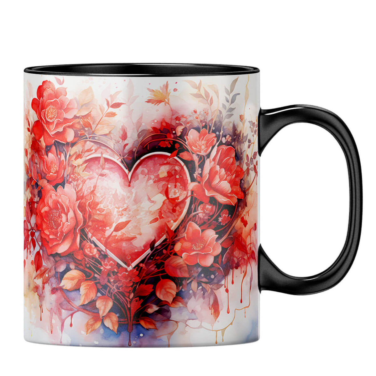 YuBingo Dreamy Heart Whispers Coffee MugB-Black
