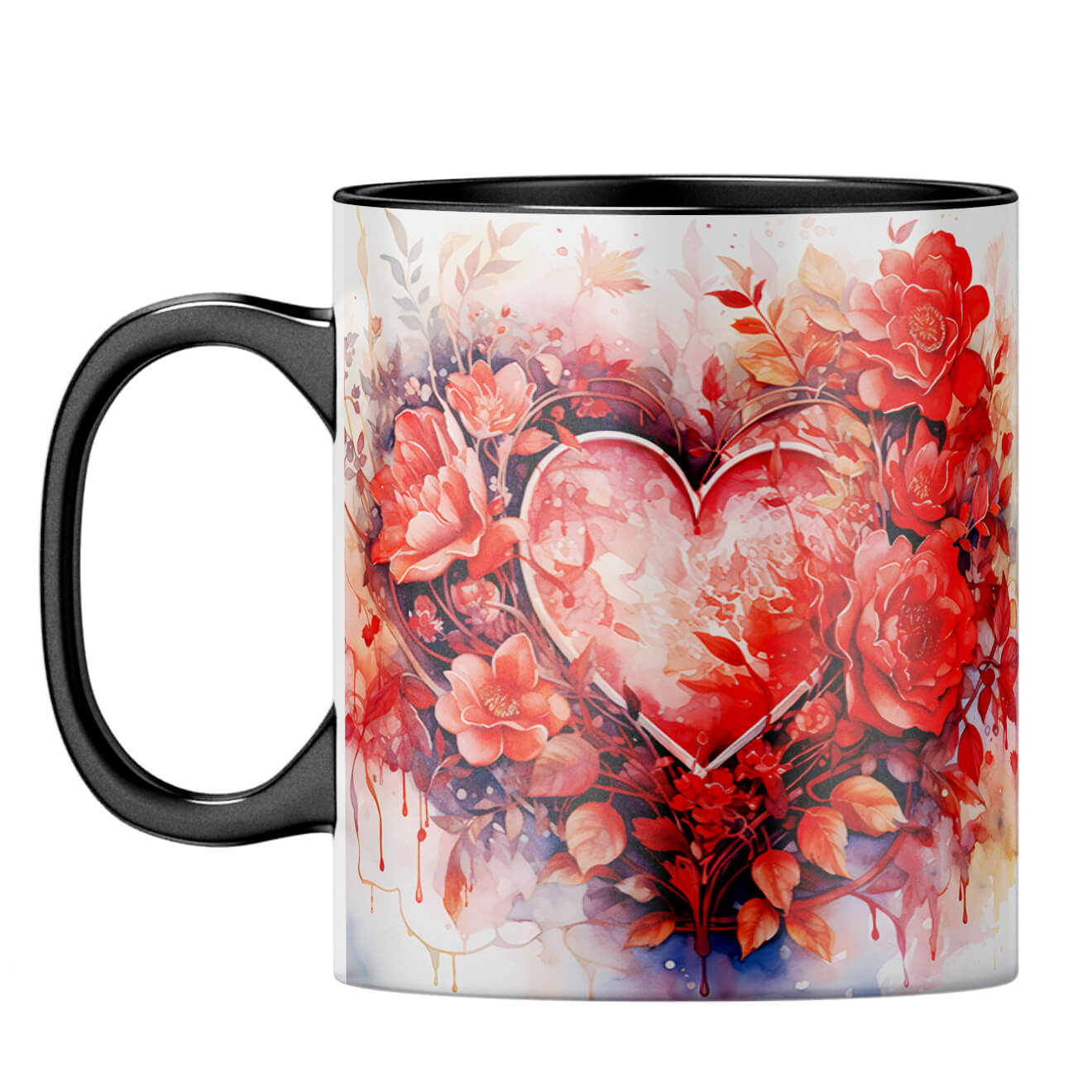 YuBingo Dreamy Heart Whispers Coffee Mug Black