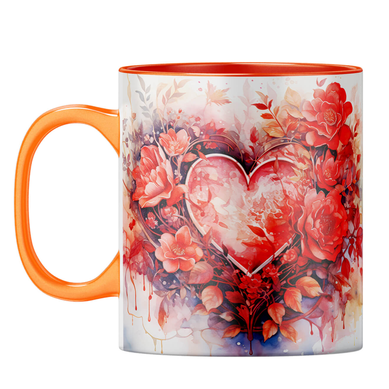 YuBingo Dreamy Heart Whispers Coffee Mug Orange