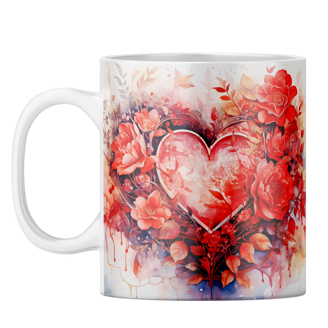 YuBingo Dreamy Heart Whispers Coffee Mug White