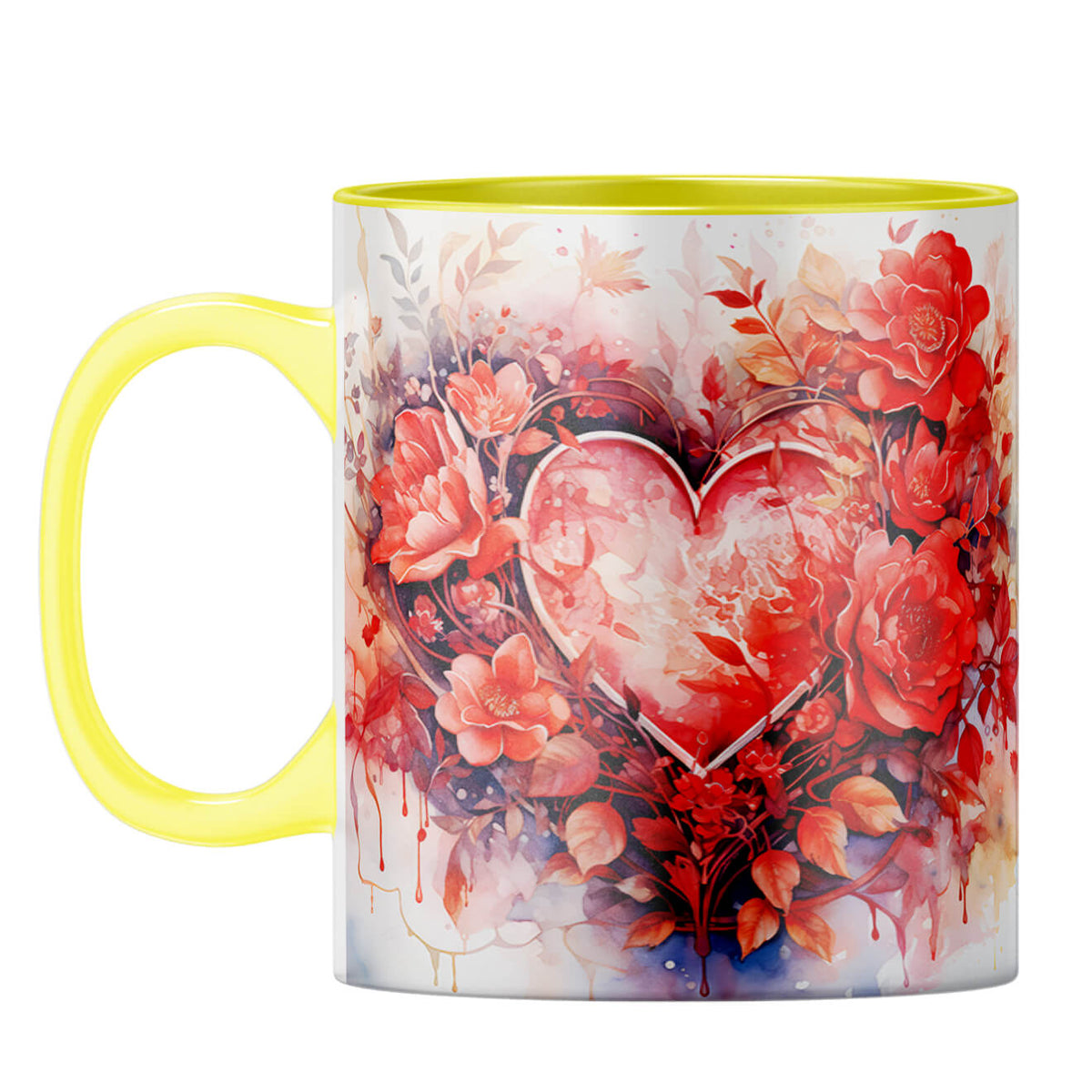 YuBingo Dreamy Heart Whispers Coffee Mug Yellow
