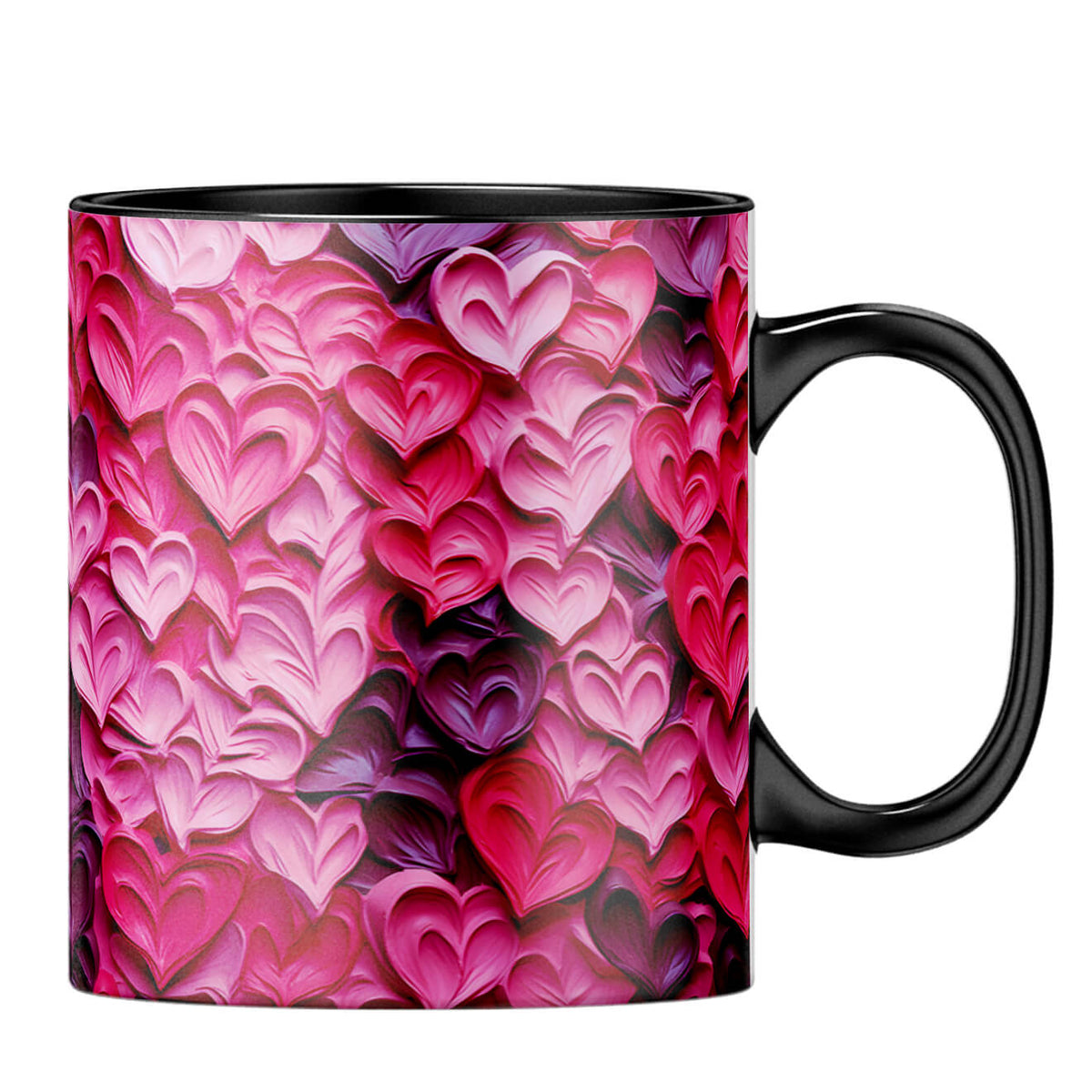 YuBingo Dreamy Hearts Serenade Coffee MugB-Black