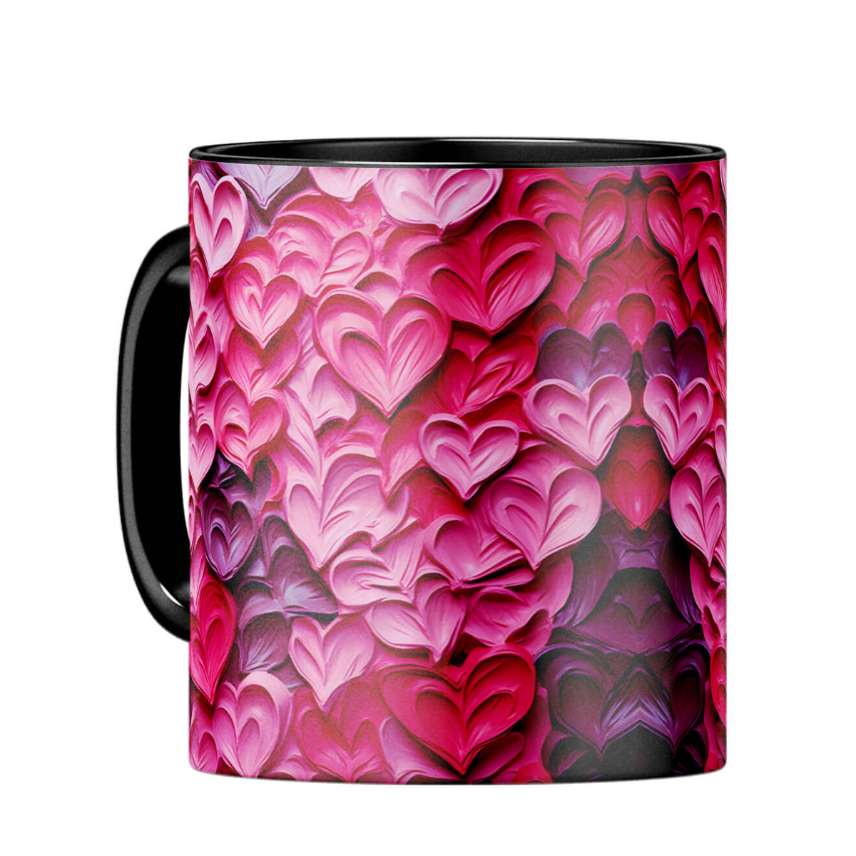 YuBingo Dreamy Hearts Serenade Coffee MugC-Black