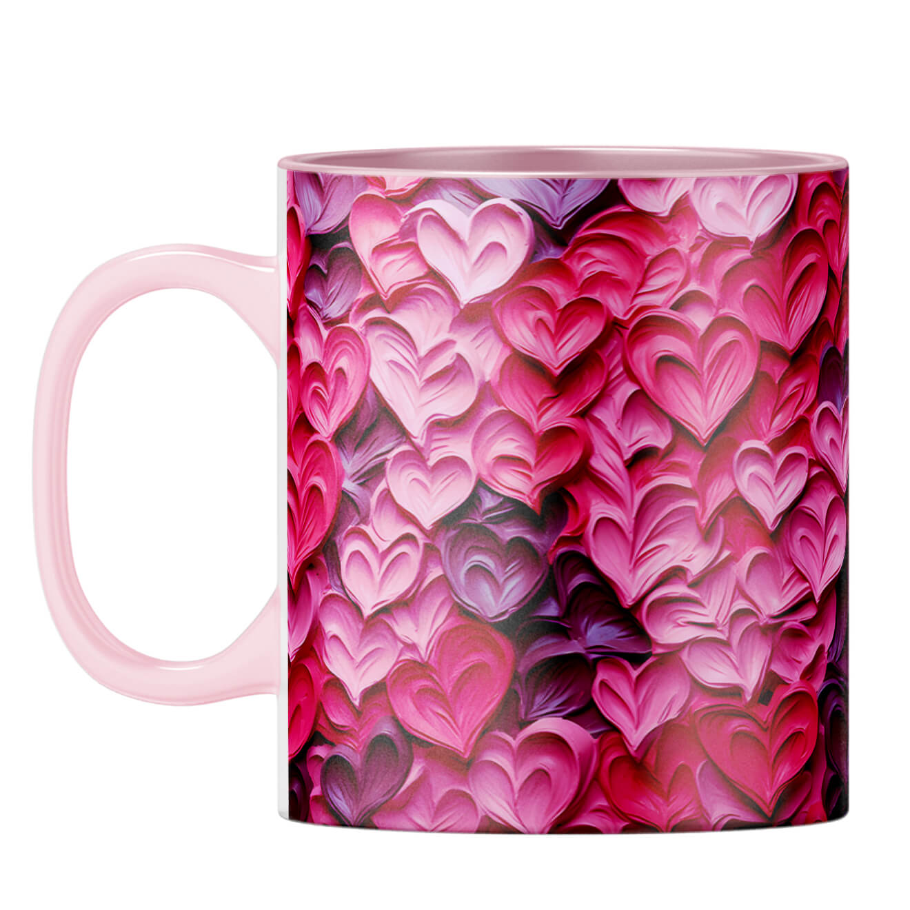 YuBingo Dreamy Hearts Serenade Coffee Mug Pink