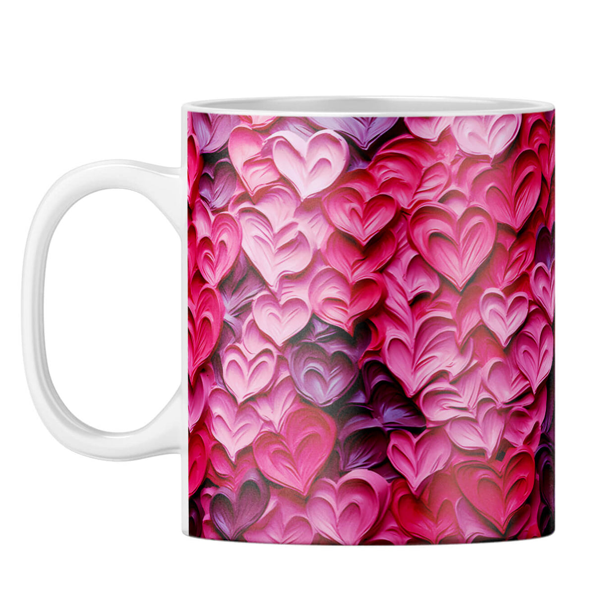 YuBingo Dreamy Hearts Serenade Coffee Mug White