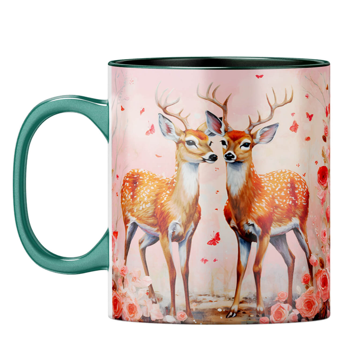 YuBingo Enchanted Love Coffee Mug Dark Green