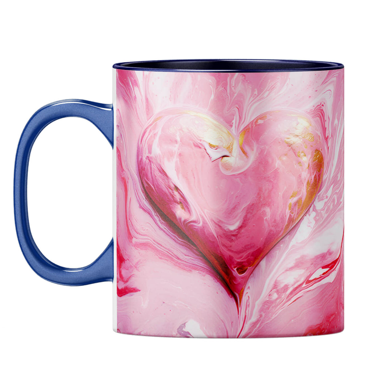 YuBingo Evolving Heart Dreams Coffee Mug Dark Blue