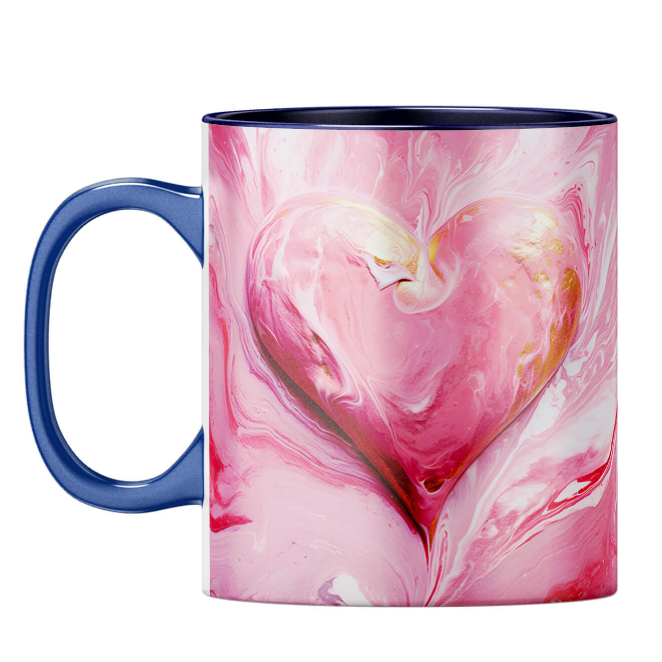 YuBingo Evolving Heart Dreams Coffee Mug Dark Blue