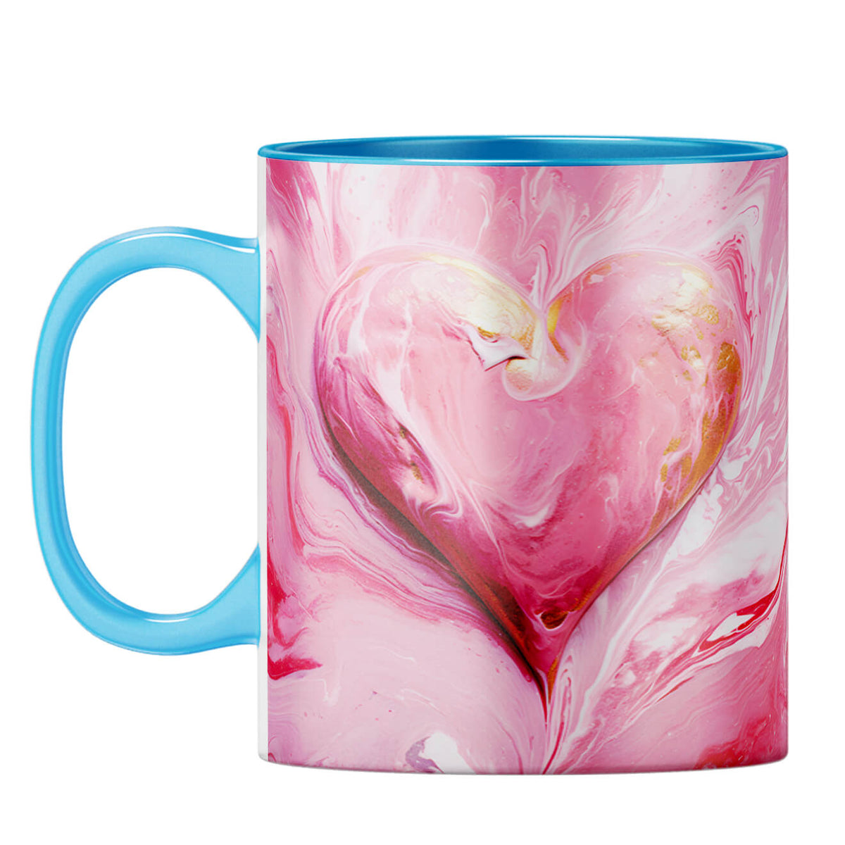 YuBingo Evolving Heart Dreams Coffee Mug Light Blue