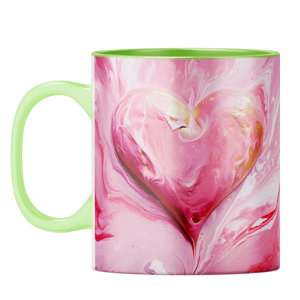 YuBingo Evolving Heart Dreams Coffee Mug Light Green
