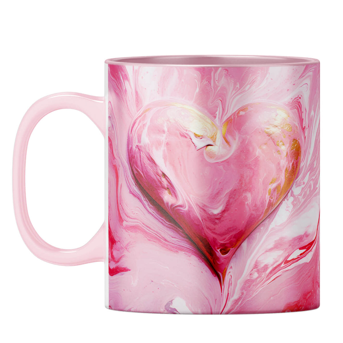YuBingo Evolving Heart Dreams Coffee Mug Pink