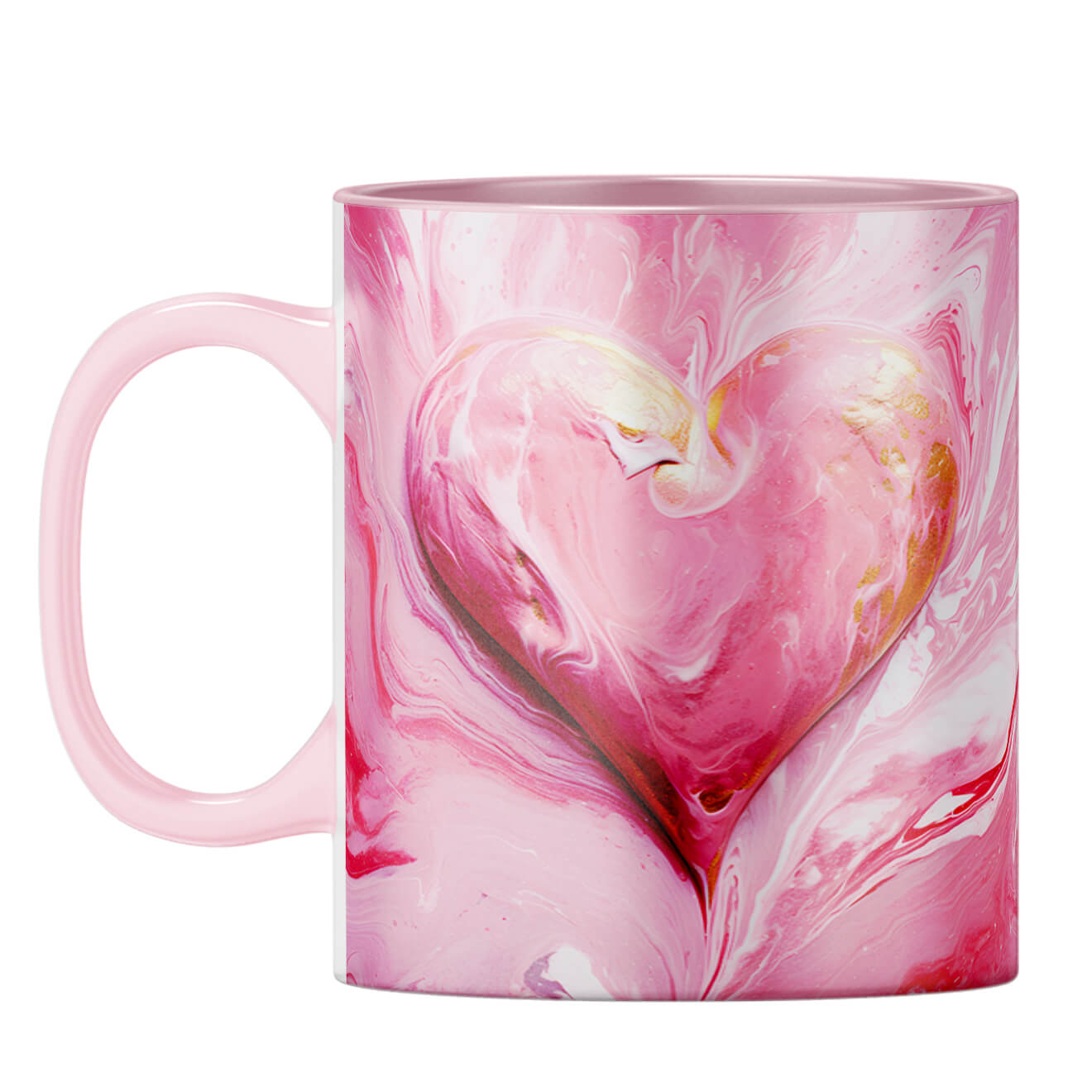 YuBingo Evolving Heart Dreams Coffee Mug Pink