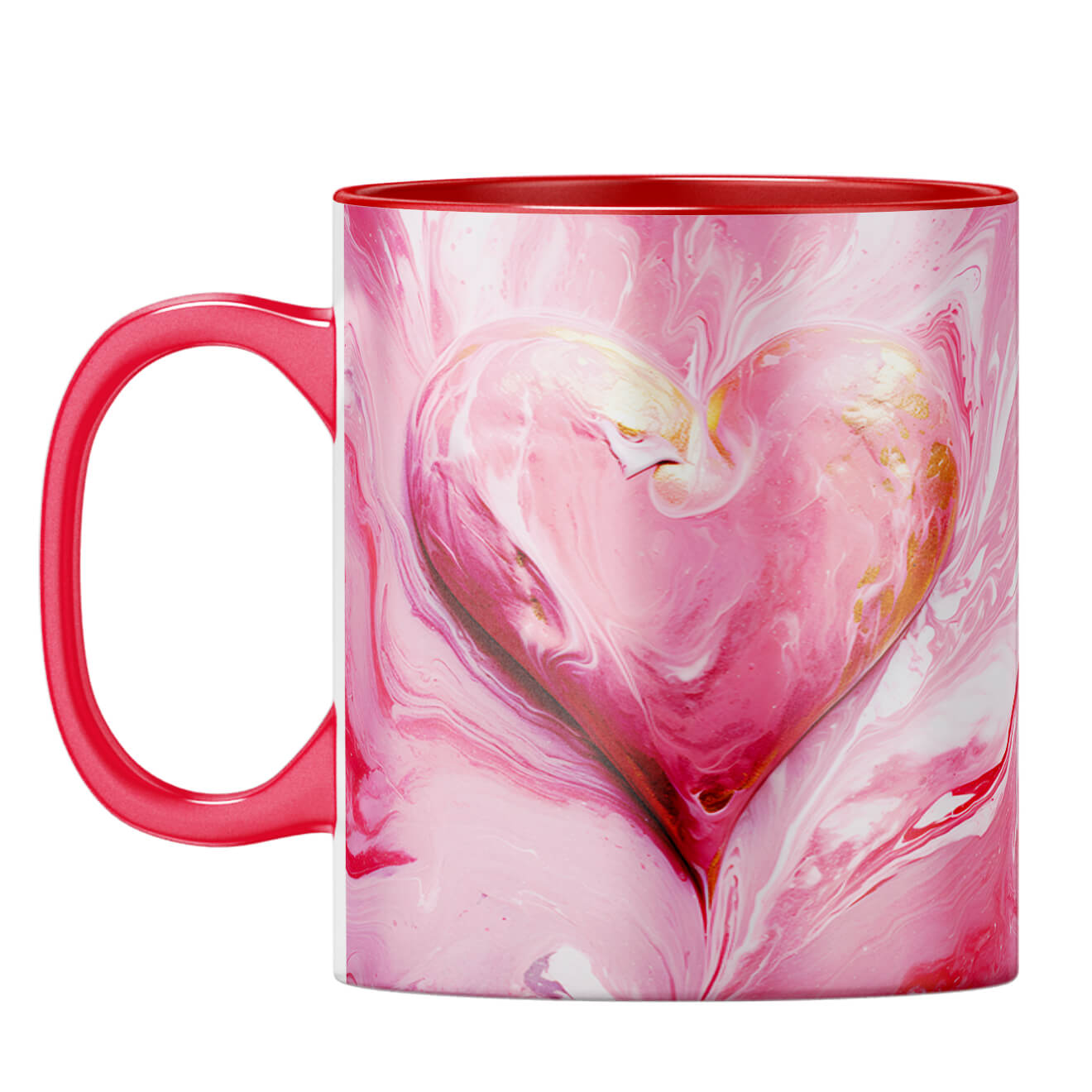 YuBingo Evolving Heart Dreams Coffee Mug Red