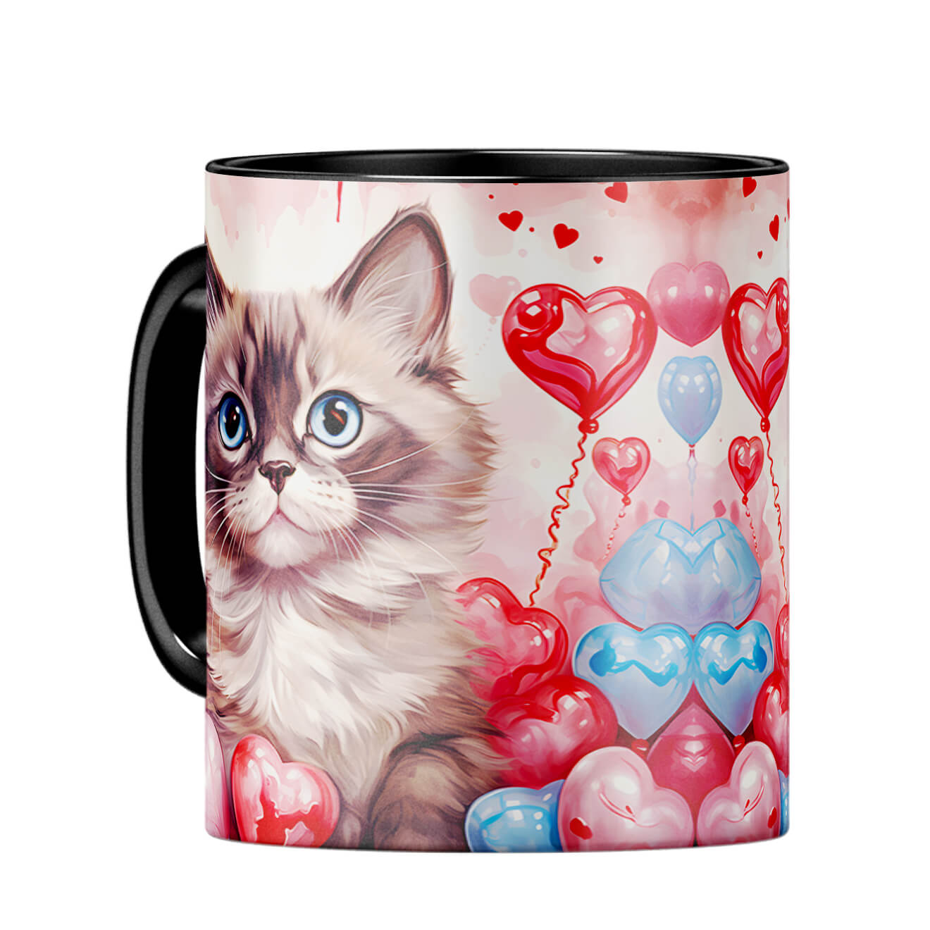 YuBingo Expressive Cute Cat Coffee Mug