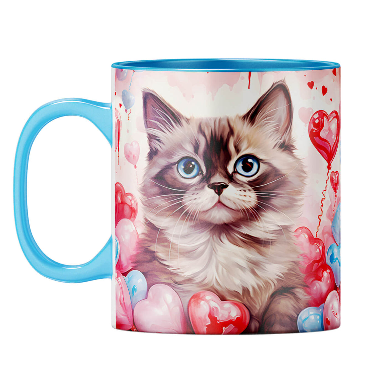 YuBingo Expressive Cute Cat Coffee Mug