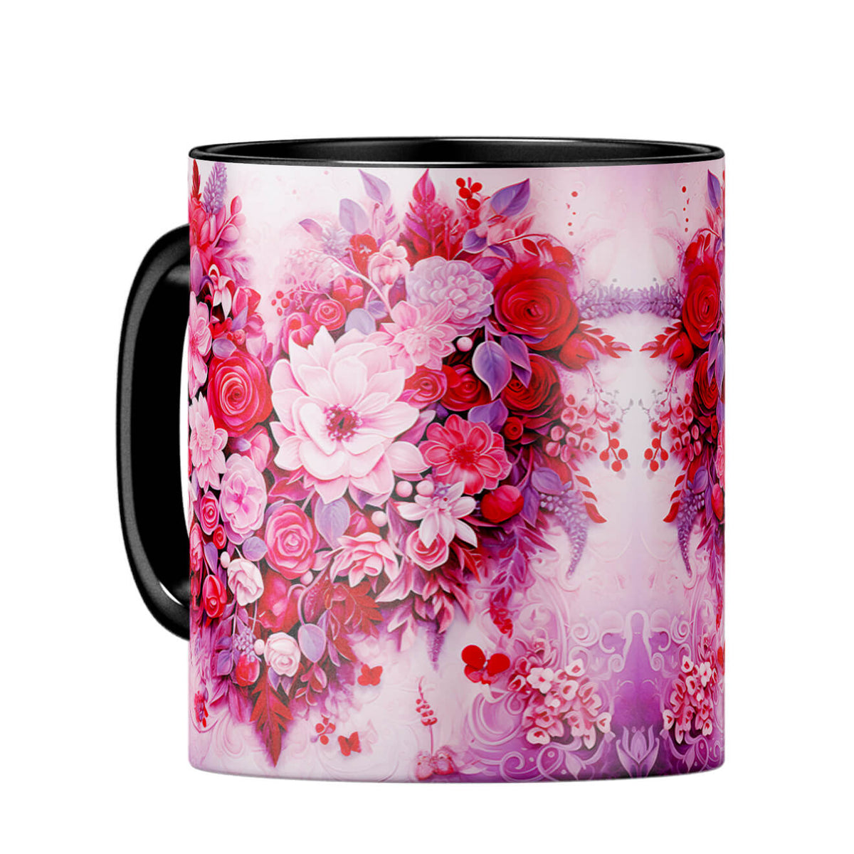 YuBingo Flowers and More Melody Coffee MugC-Black