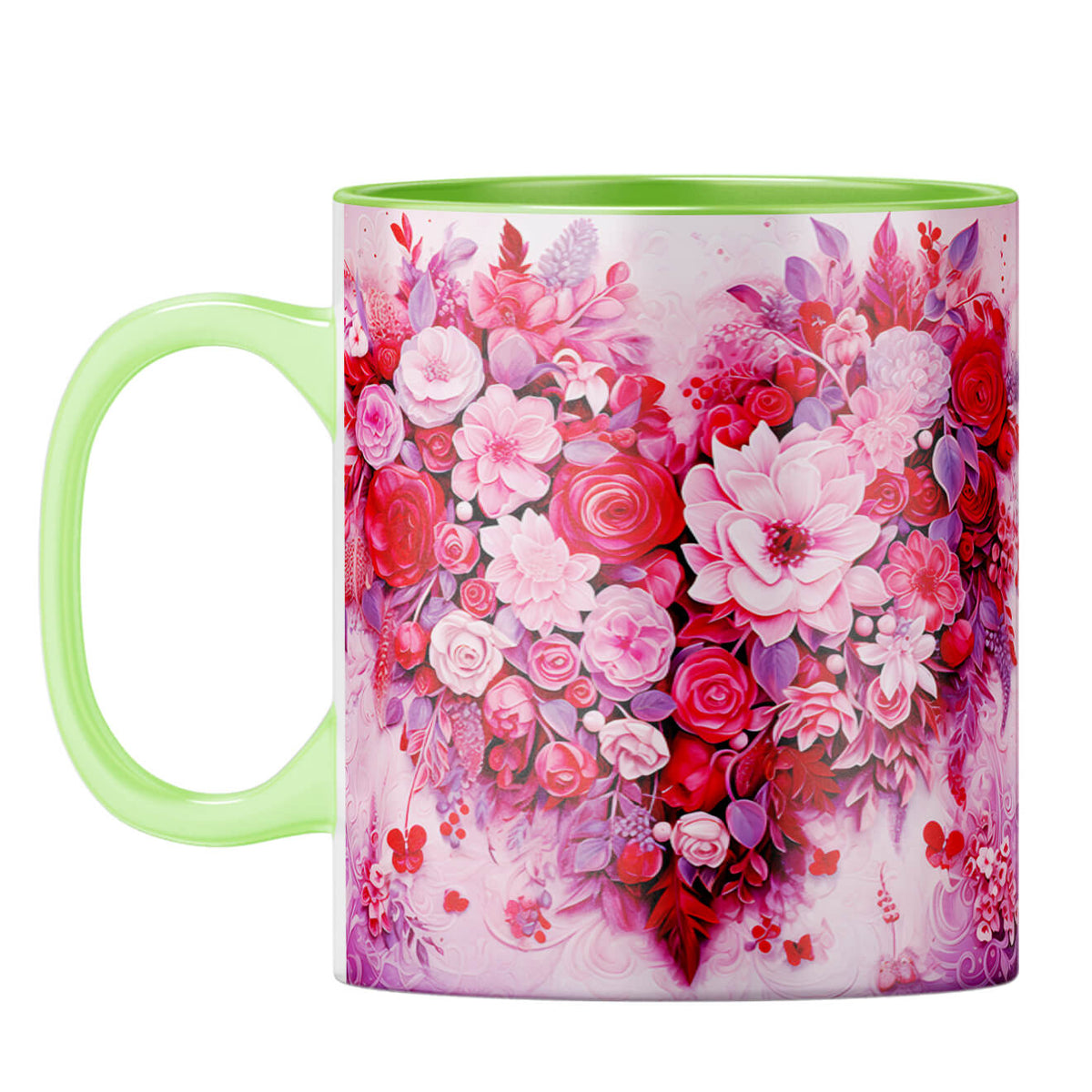 YuBingo Flowers and More Melody Coffee Mug Light Green