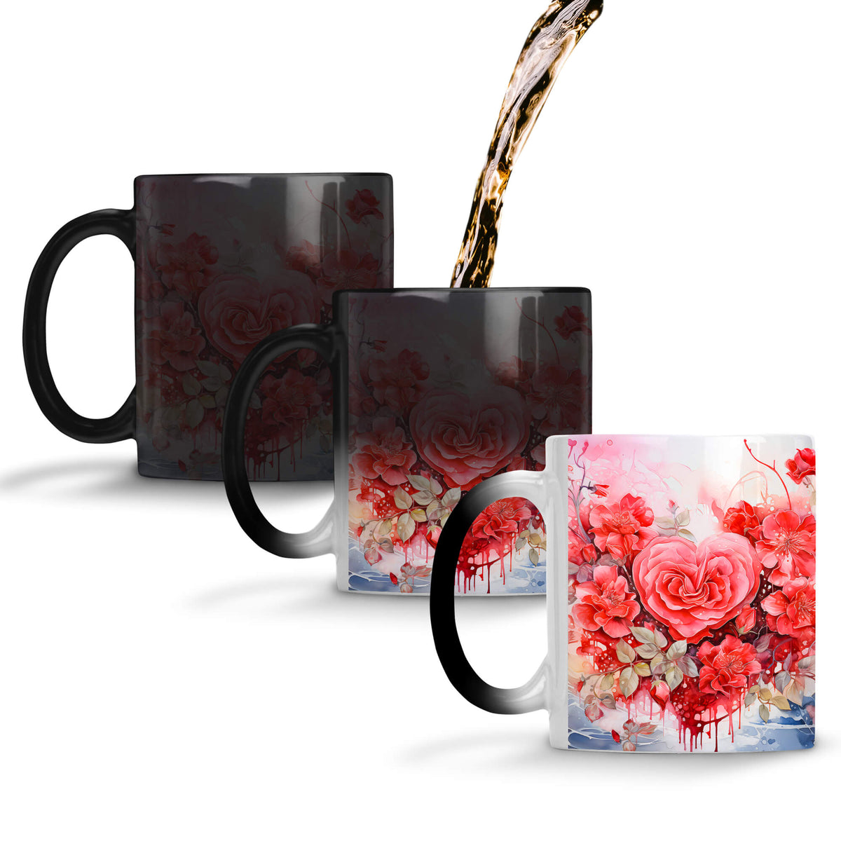 YuBingo Flowery Hearts Elegance Coffee Mug Magic