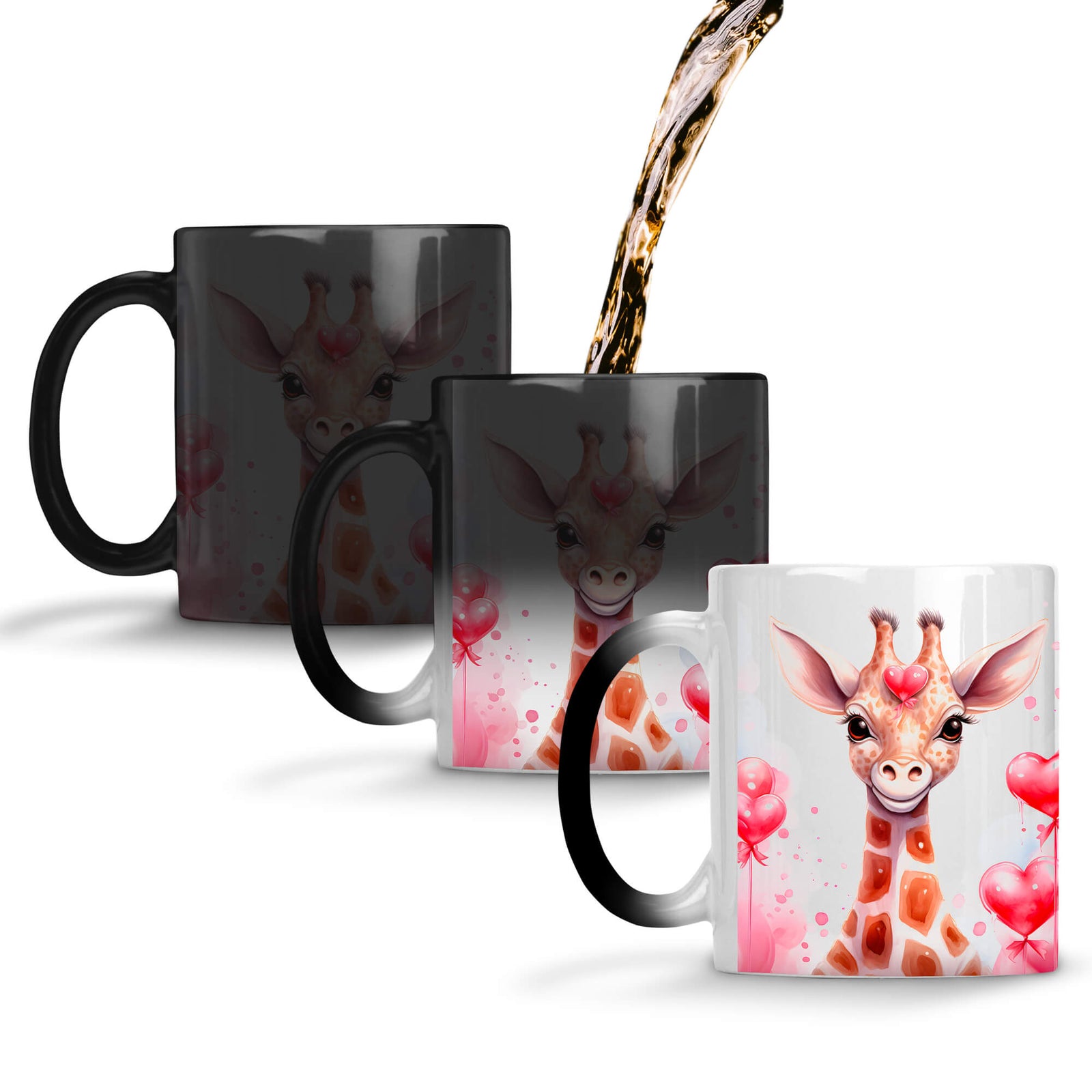YuBingo Giraffe Heart Whispers Coffee Mug Magic