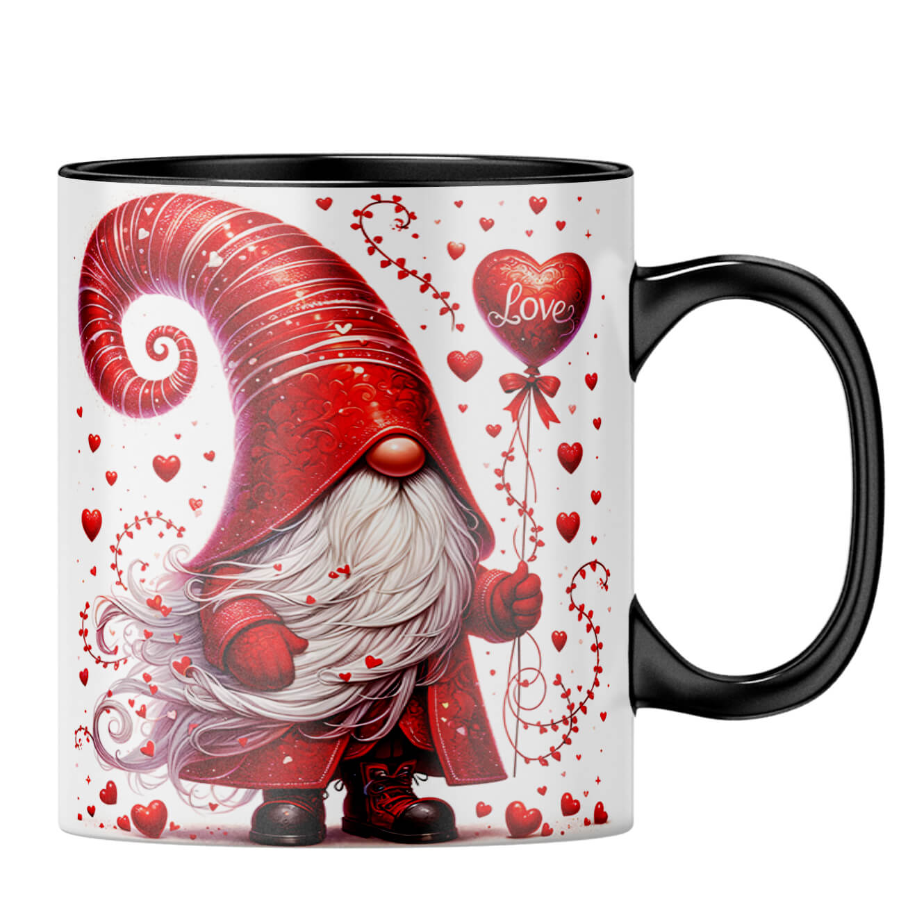 YuBingo Gnome Love Magic Coffee MugB-Black