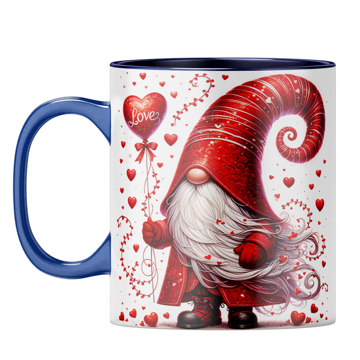 YuBingo Gnome Love Magic Coffee Mug Dark Blue