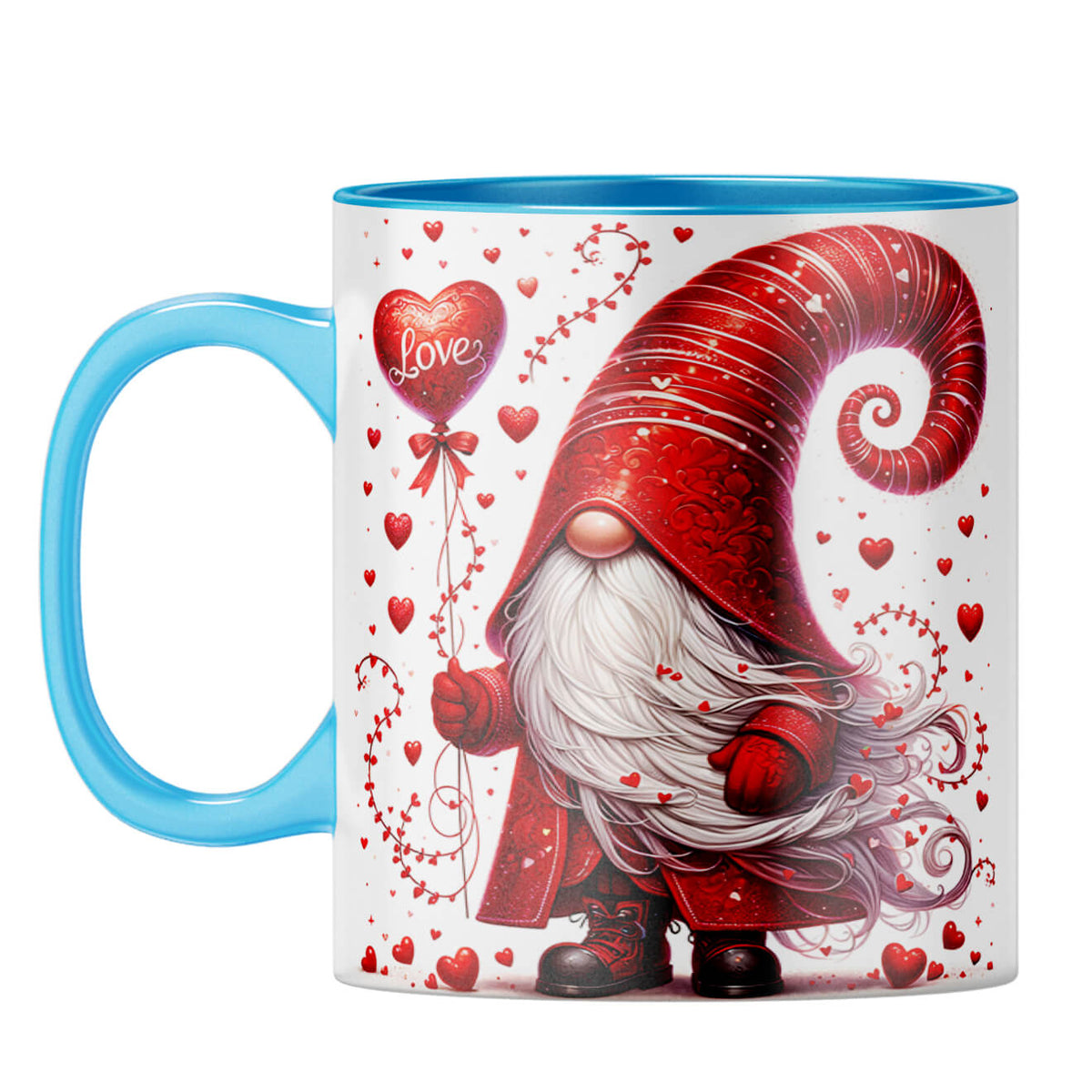 YuBingo Gnome Love Magic Coffee Mug Light Blue