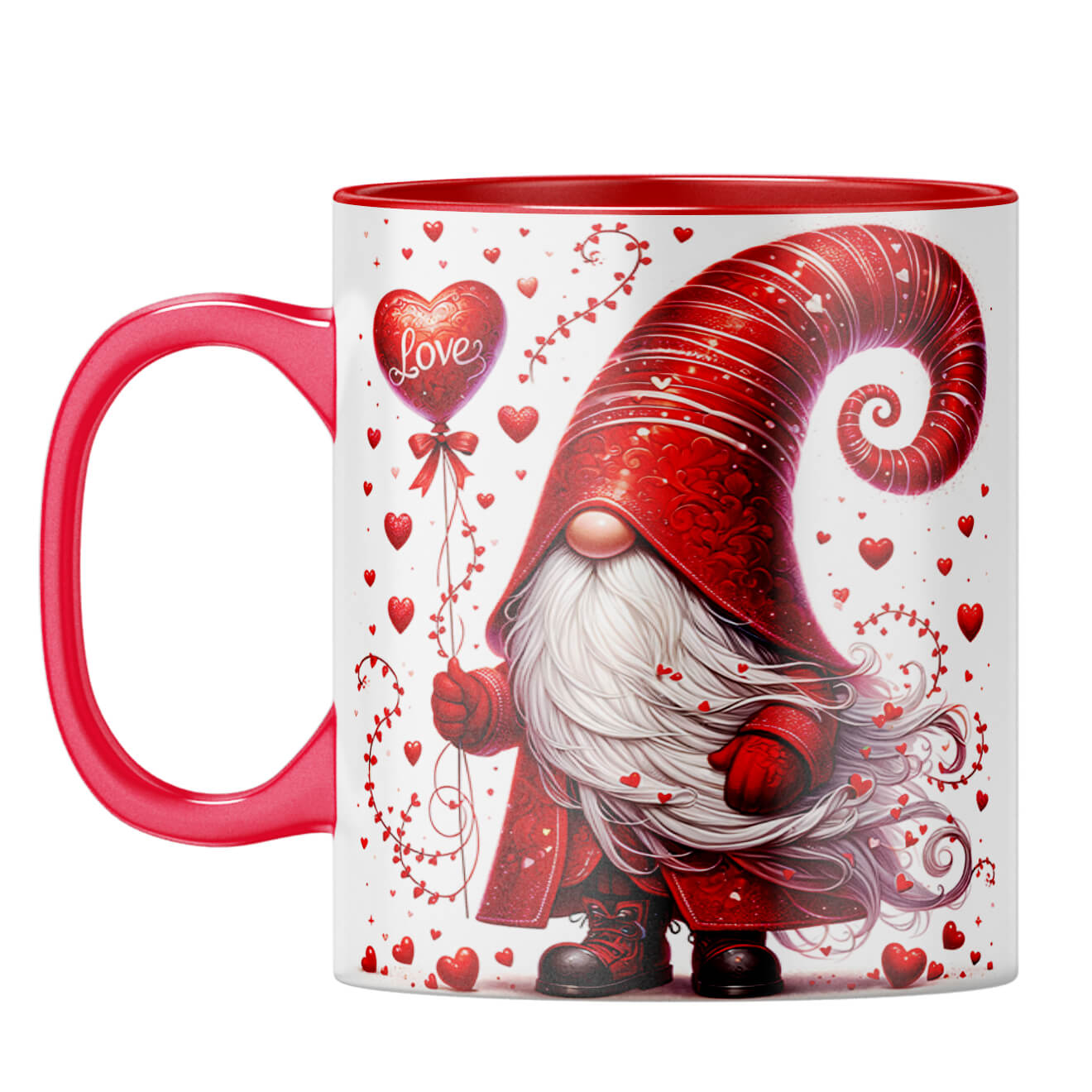 YuBingo Gnome Love Magic Coffee Mug Red