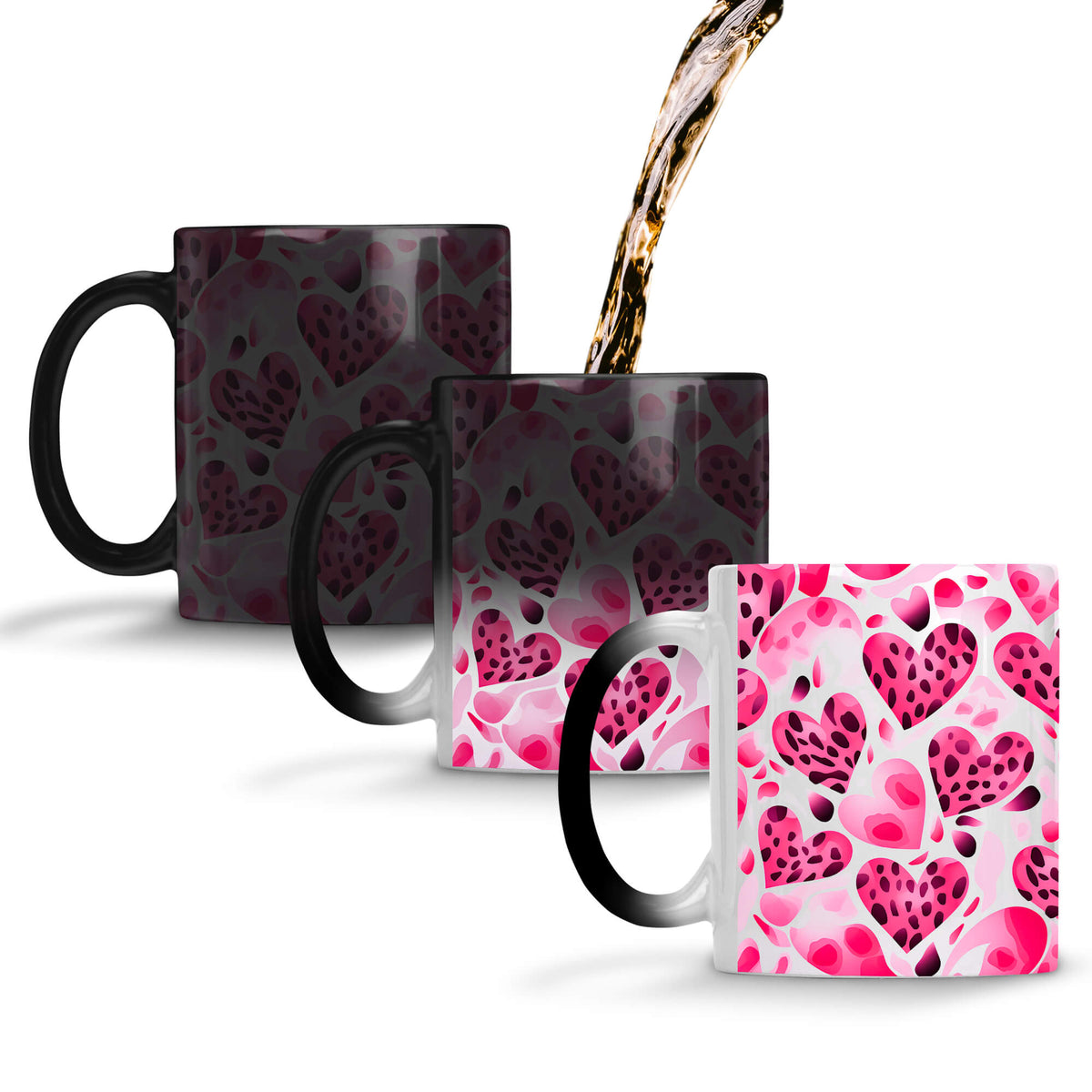 YuBingo Heart Pattern Symphony Coffee Mug Magic