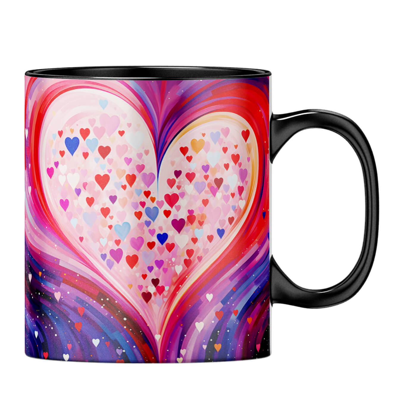 YuBingo Heart Symphony Coffee MugB-Black