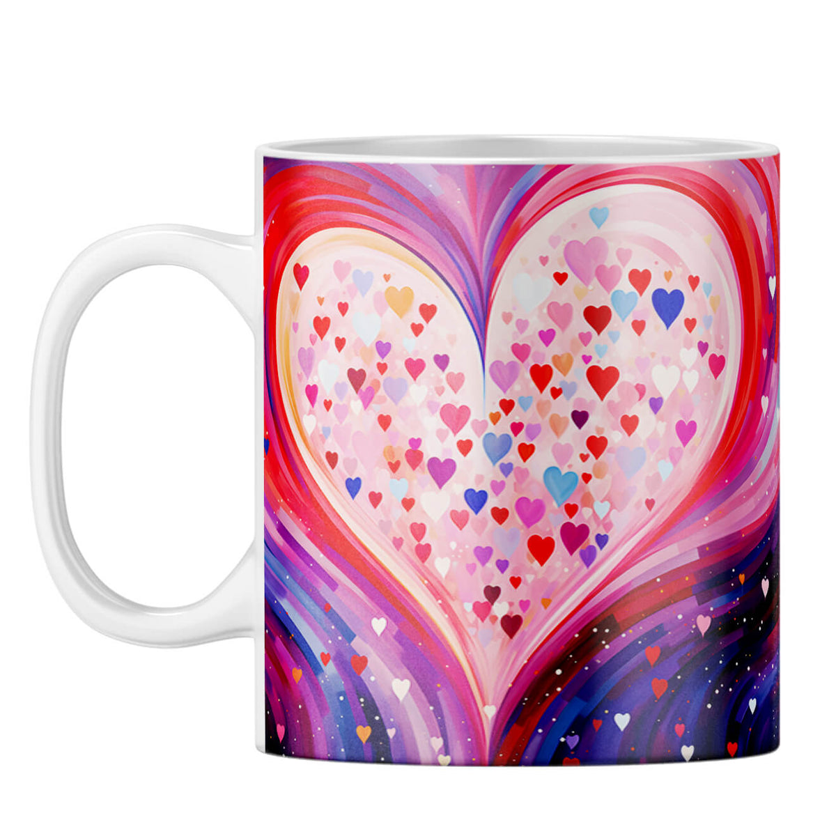 YuBingo Heart Symphony Coffee Mug White