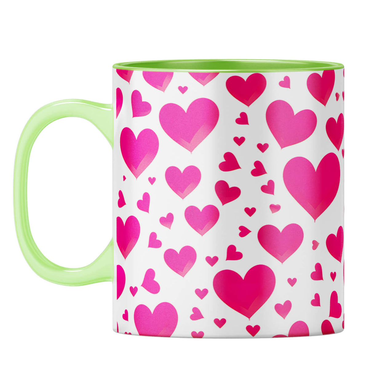 YuBingo Hearts & Hearts Melody Coffee Mug Light Green