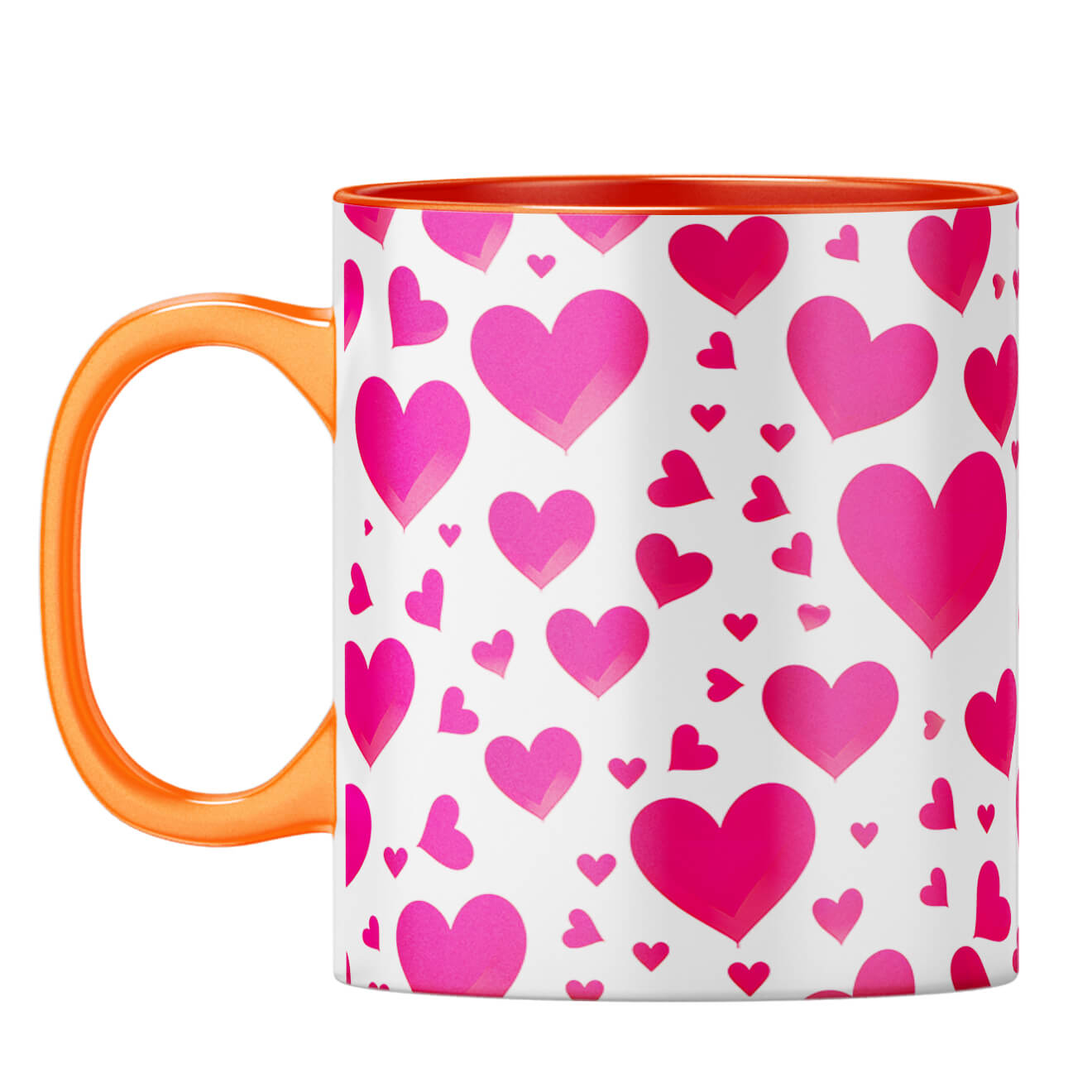 YuBingo Hearts & Hearts Melody Coffee Mug Orange