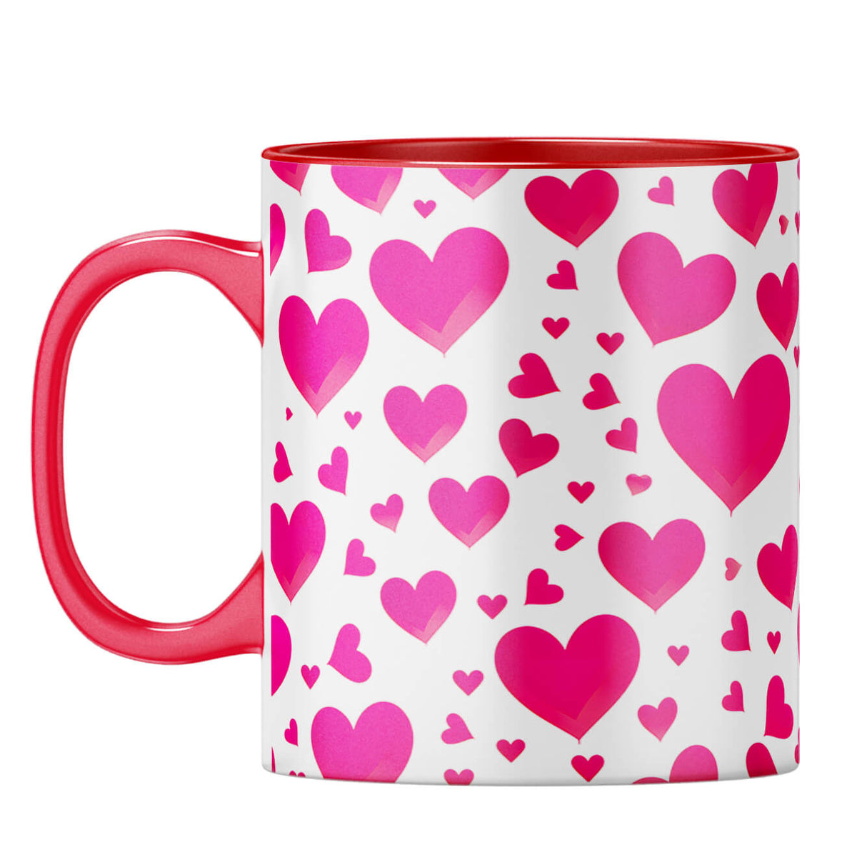 YuBingo Hearts & Hearts Melody Coffee Mug Red