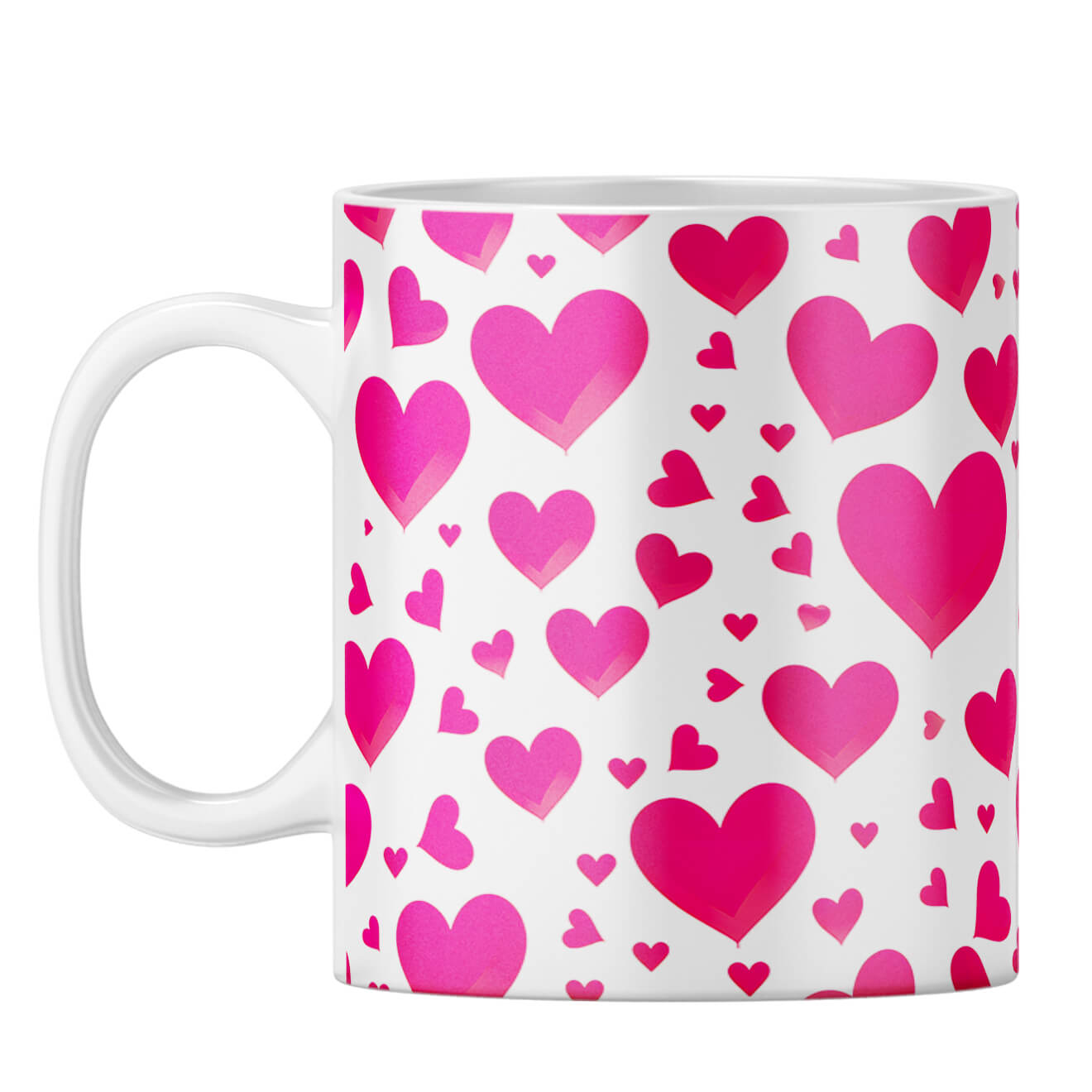 YuBingo Hearts & Hearts Melody Coffee Mug White