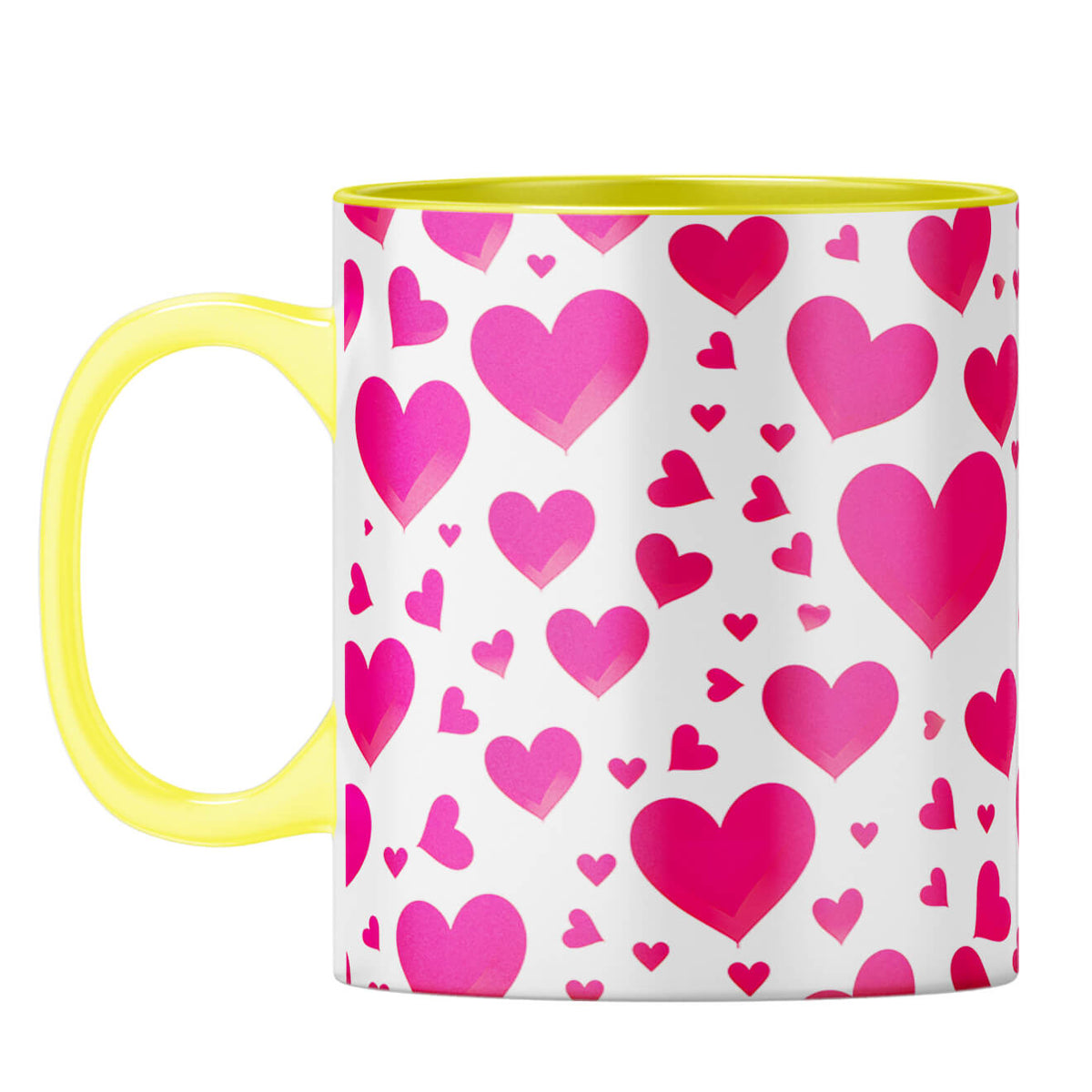 YuBingo Hearts & Hearts Melody Coffee Mug Yellow