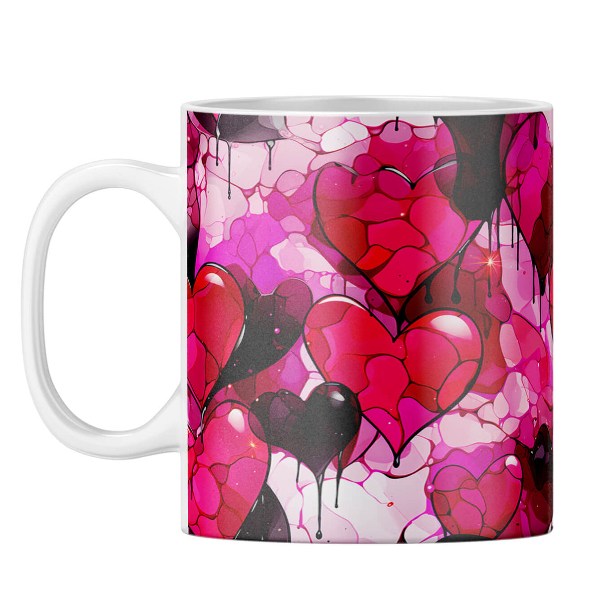 YuBingo Hearts & More Melody Coffee Mug White
