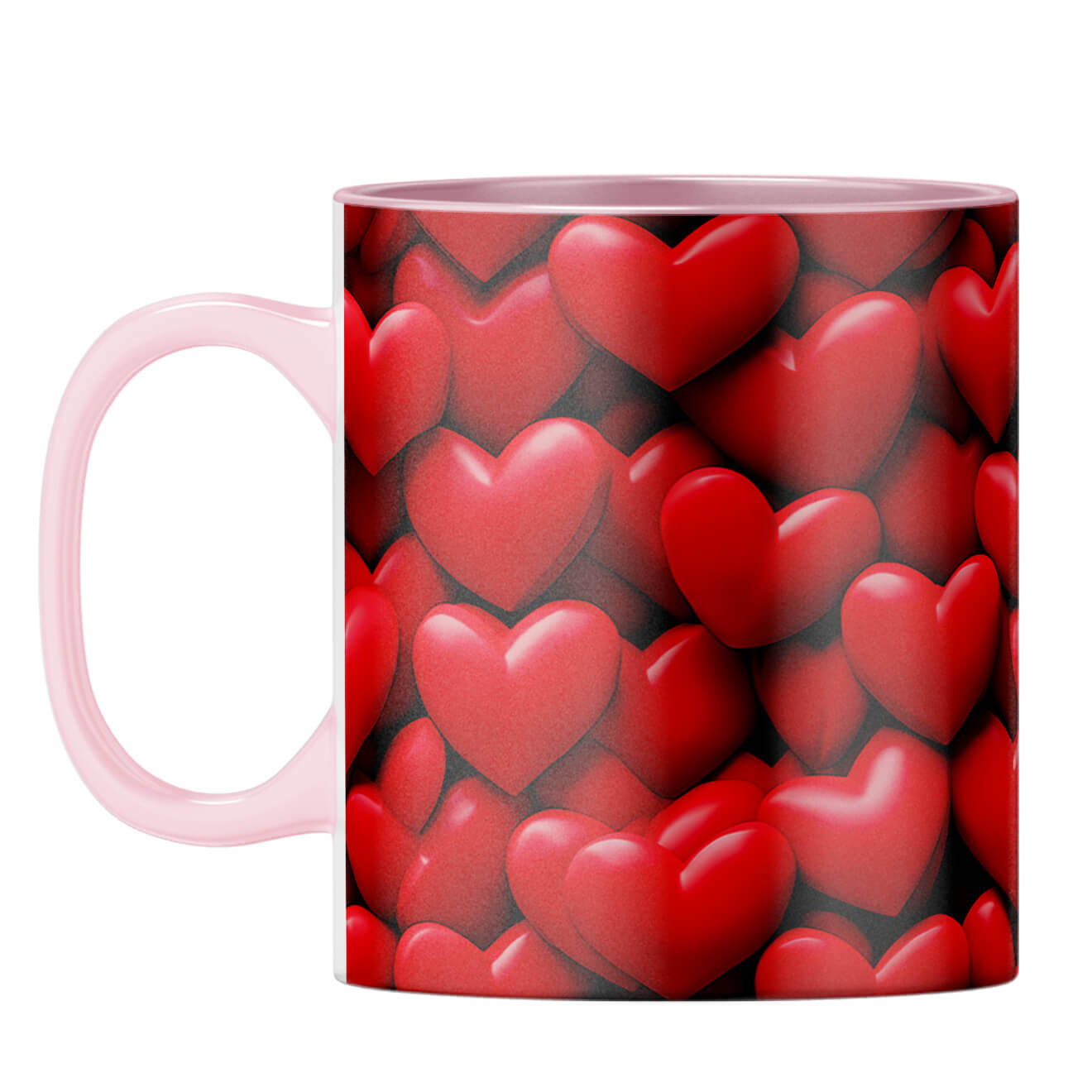 YuBingo Hearts Galore Coffee Mug Pink