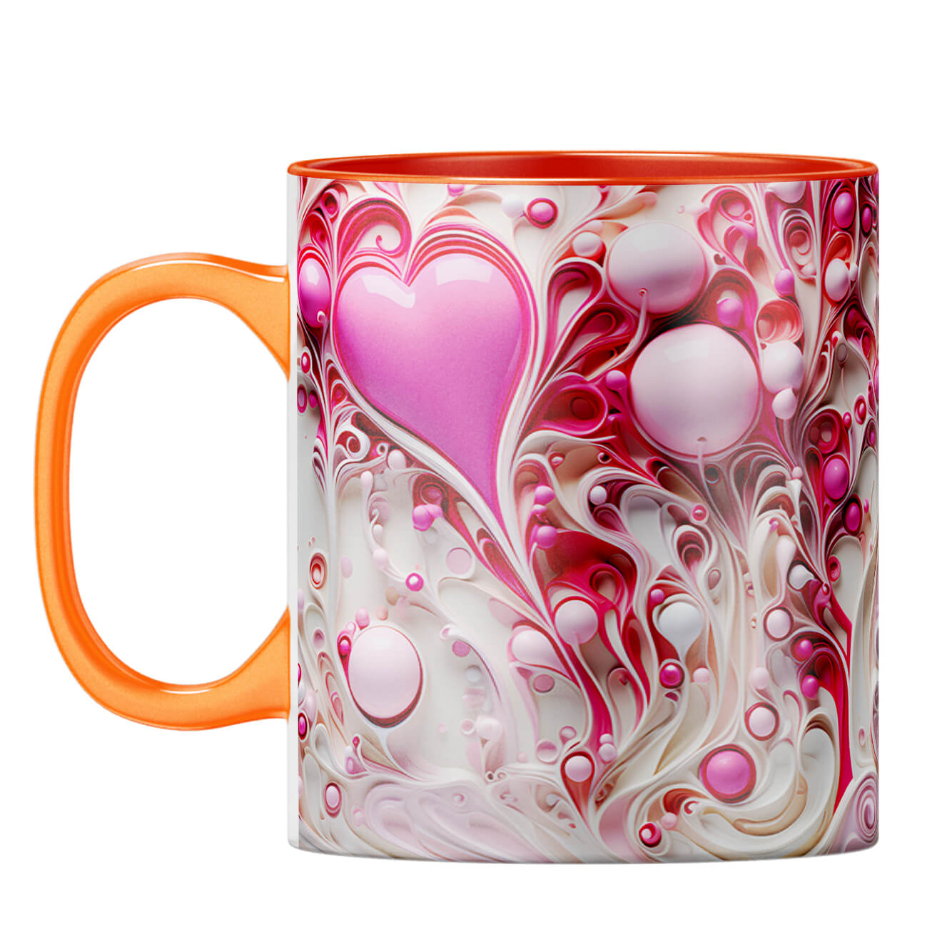 YuBingo Hearts Melting Affair Coffee Mug Orange