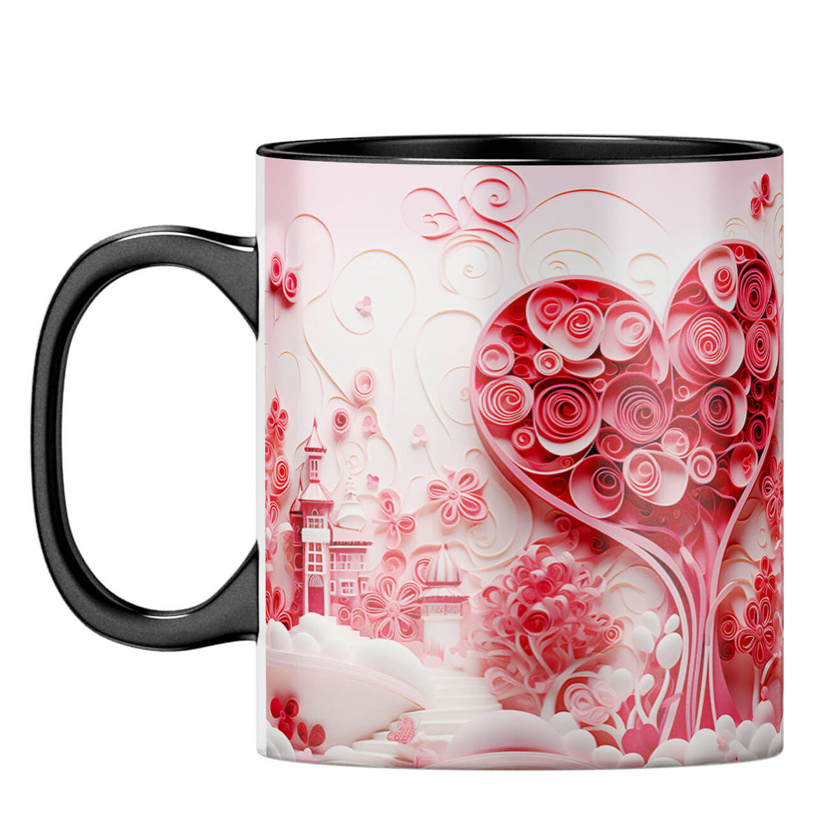 YuBingo Hearty Dreams Unleashed Coffee Mug Black