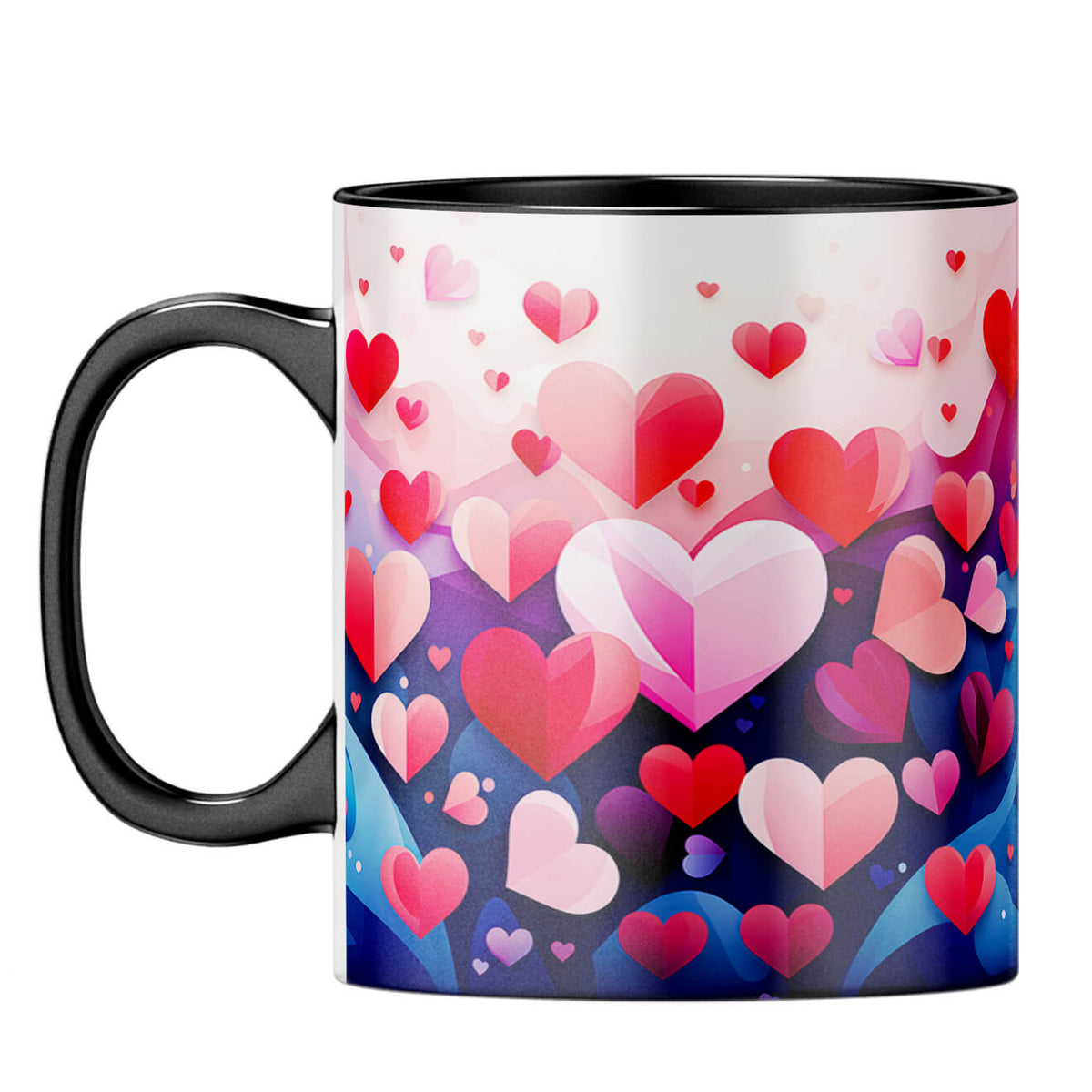 YuBingo Hearty Love Serenade Coffee Mug Black